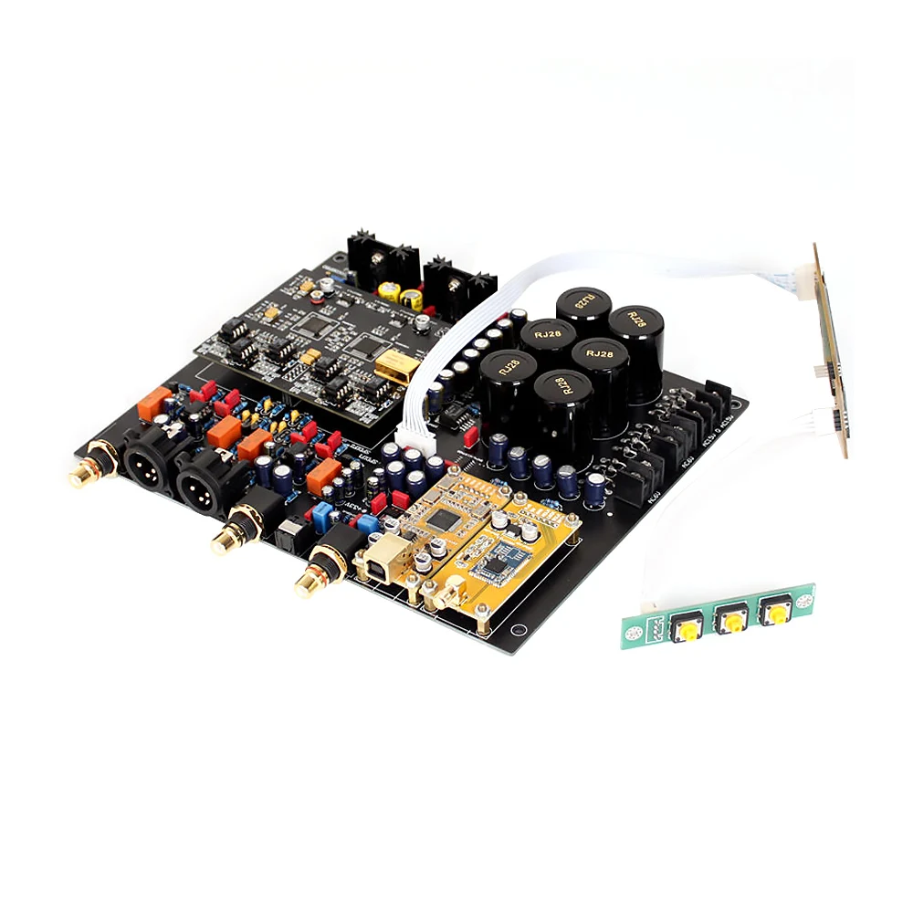 

AIYIMA ES9038Pro DAC Decoder CSR8675 Bluetooth 5.0 APTX 384kHz Support Optical Fiber Coaxial USB With 3.12 Inch OLED Display