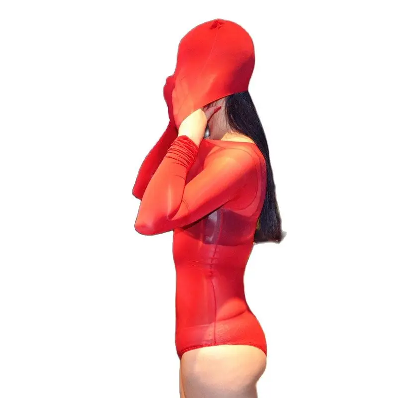 

Sexy Women Oil Shiny Sheer Bodysuit Shapping Pantyhose See Through Sexy Tight Bandage Body Stockings Lingerie Gay Wear 32