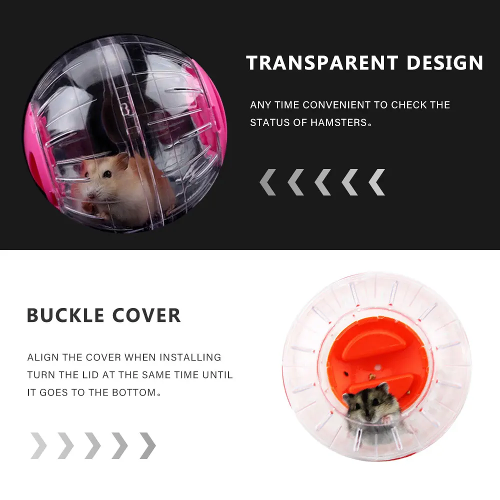 Распродажа дышащий прозрачный шар без кронштейна игрушка для хомяка 2 размера