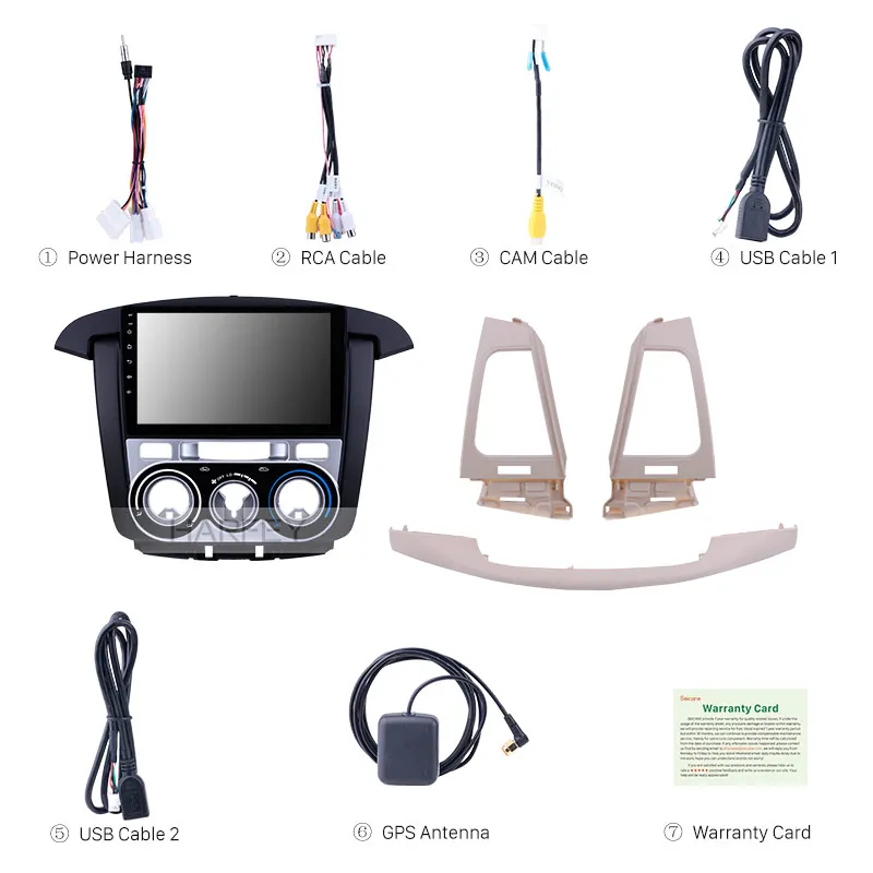 Harfey автомобильный мультимедийный плеер 9 дюймов 2 Din Android 8 1 GPS Bluetooth Wifi