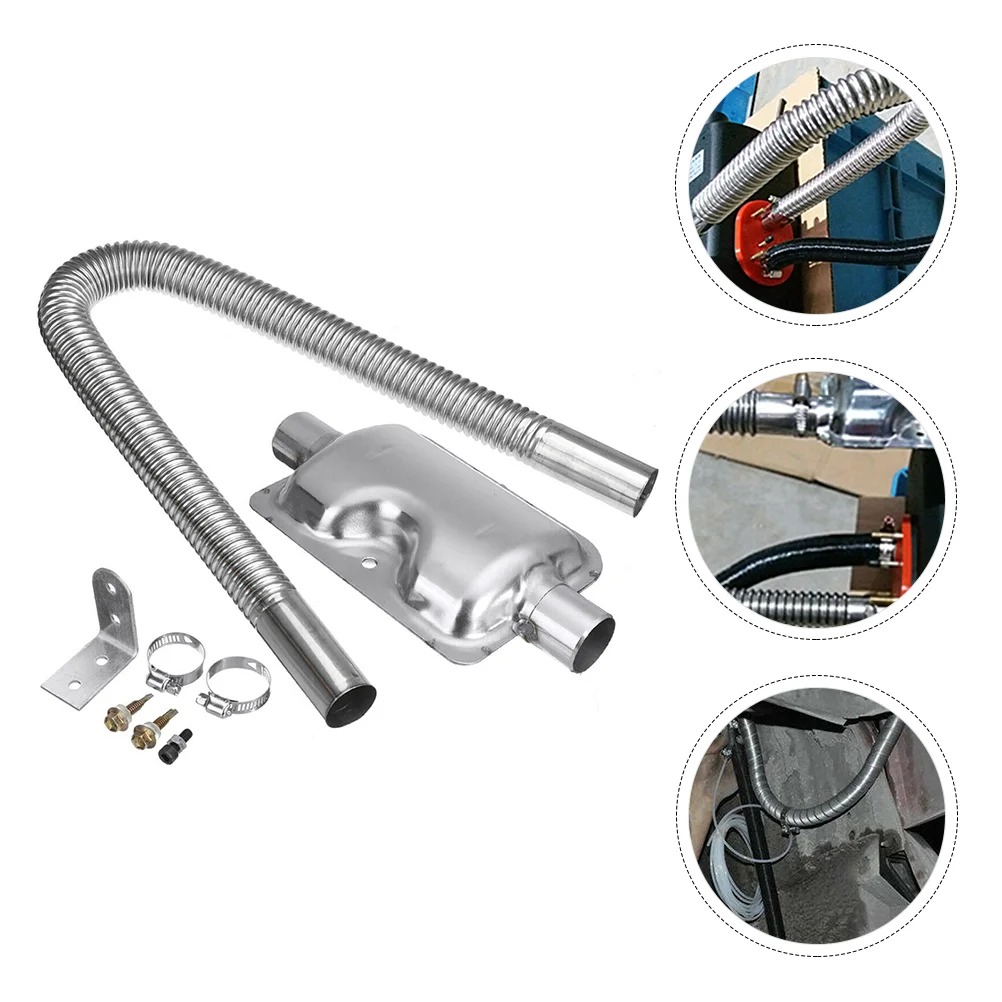 1 комплект выхлопной трубы автомобиля практичный глушитель Exhuast автомобильный