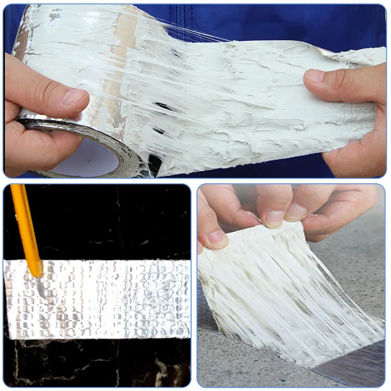 Ремонтная лента DF клейкая водостойкая из алюминиевой фольги утолщенная