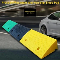 plastic curb ramps auto car threshold ramp plastic portable curb ramp with textured surface for car motorcycle car accessories