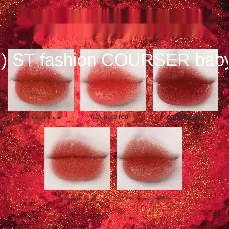 Маленькая тонкая губная помада TT нишевая брендовая водостойкая маслостойкая