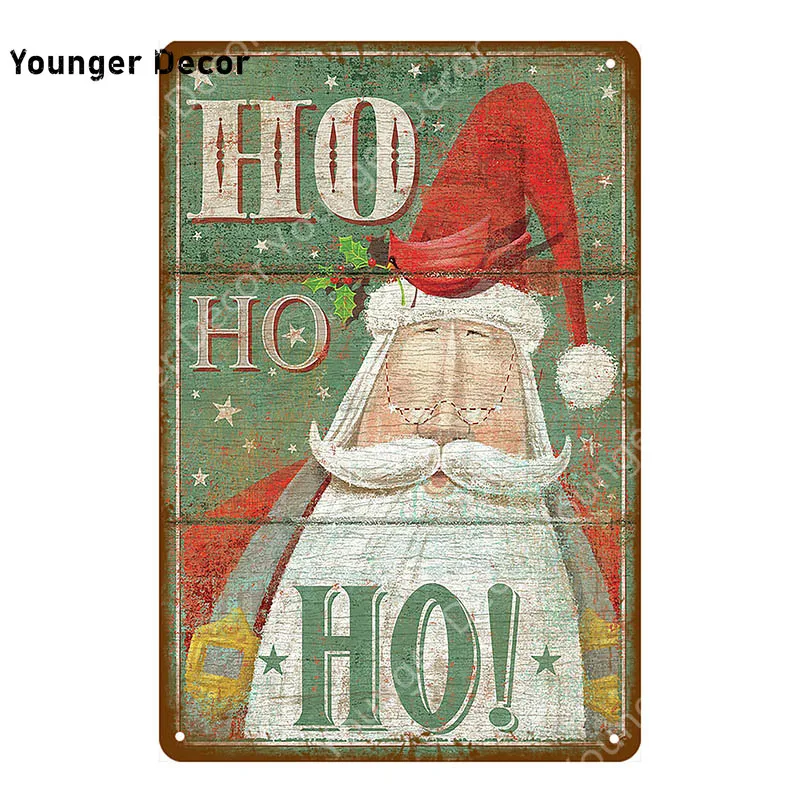 

American Style Halloween Metal Tin Signs Happy Anniversary Wall Poster For Home Room Decor Fresh Christmas Trees Gift YI-009