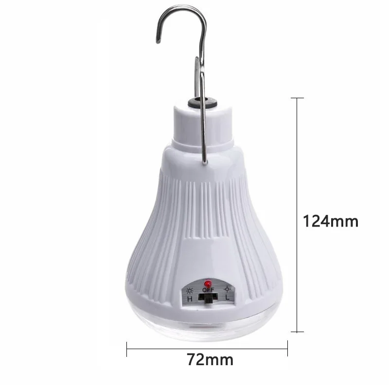 20 LED Solar Power Camping Ligh Portable Outdoor Energy Saving Bulb Night Light for Home Fishing Courtyard Emergency | Освещение