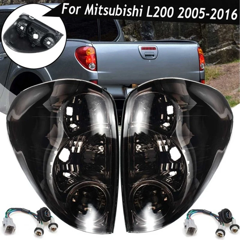 

Задсветильник рь для Mitsubishi L200 Triton Colt 2005-2016, задсветильник фонарь s, задний фонарь, задний фонарь, стоп-сигнал, корпус дыма