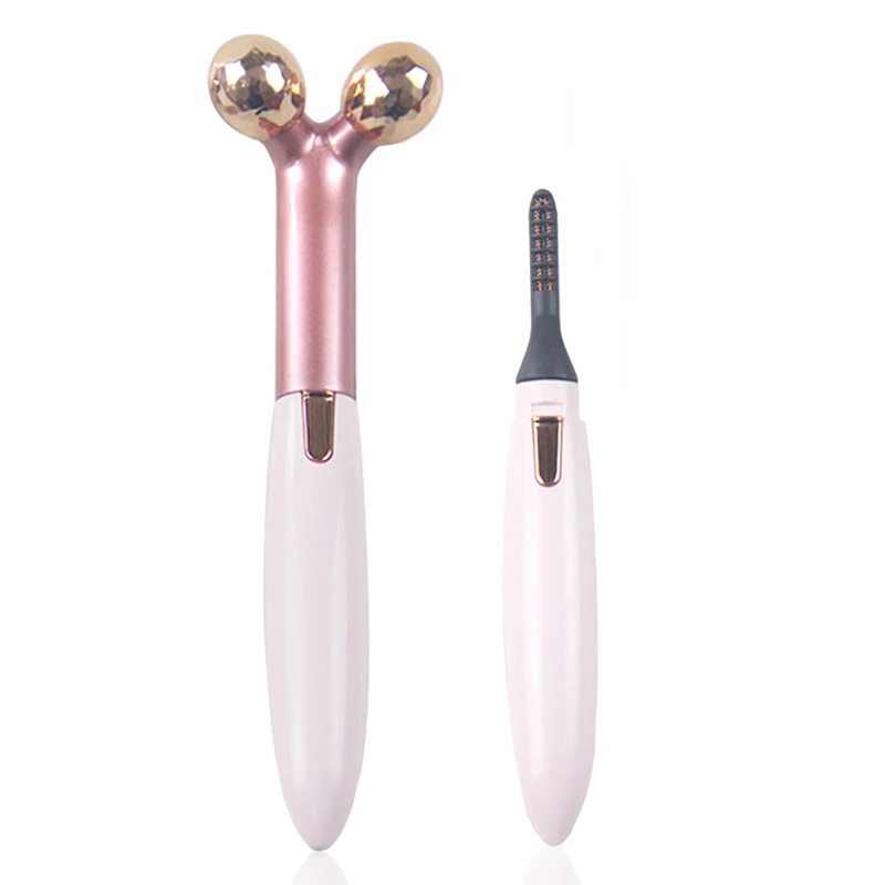 3D роликовый массажер лица Уход за кожей Форма Массажер для похудения ролик