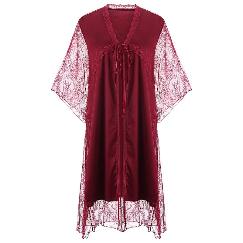 

Plus Size Women Sexy Lingerie Porno Lace Up Nightgowns Satin Sexy Lingerie Summer Sleepwear Night Dress Transparent Underwear