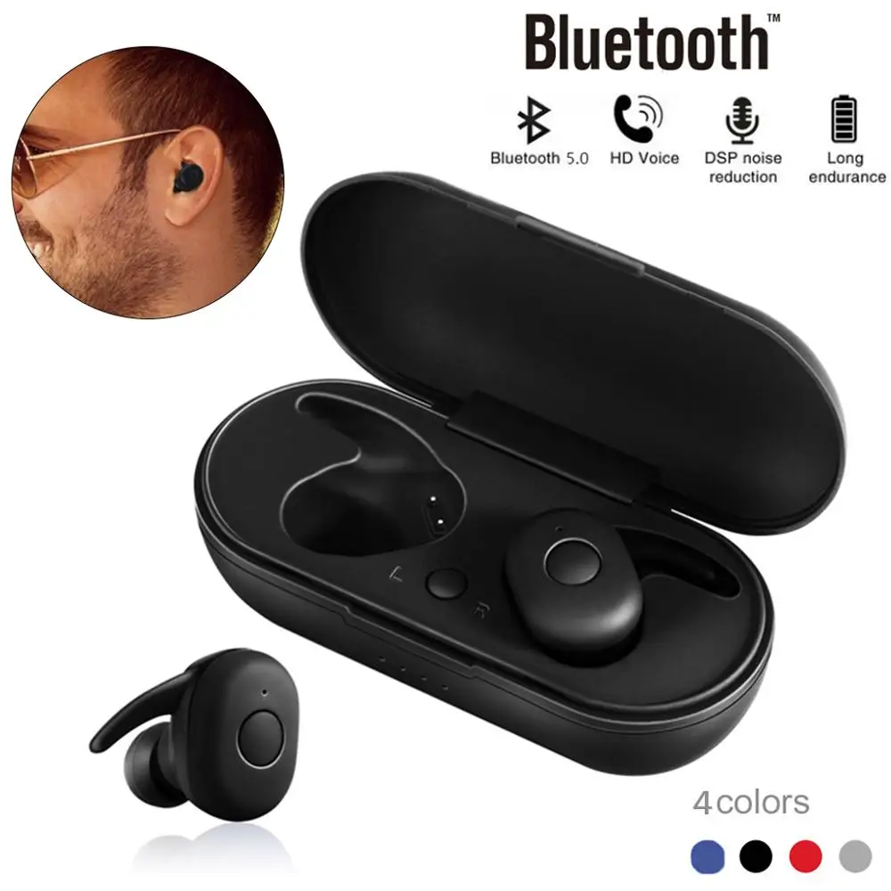 DT 1 мини наушник bluetooth TWS V5.0 настоящие беспроводные наушники стерео