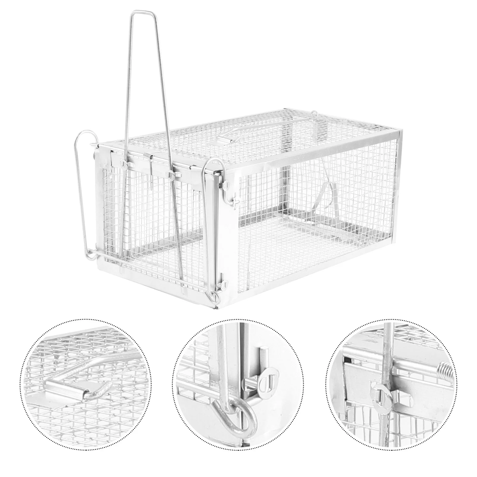 

Rat Trap Cage Catcher for Rats Mice Hamsters Chipmunks Similar-sized Live Rodent