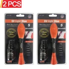 2 шт., 5-секундный УФ-светильник для жидкостей, клей-ручка, супермощный жидкостный сварочный флакон, стеклянный металлический светодиодный пластиковый клей для ремонта