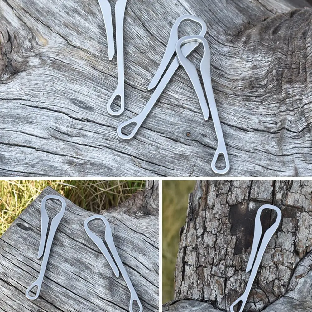 

Outdoor belt clip key ring steel portable hanging ring clip buckle pants pocket key Z1O6