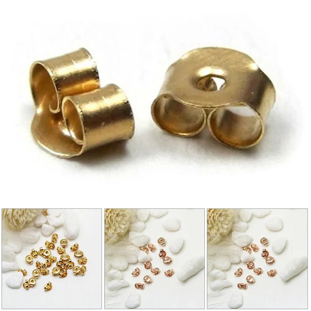 

200* Earrings 200pcs 200× 4.5*6mm Copper Practical Simple 100% Brand New