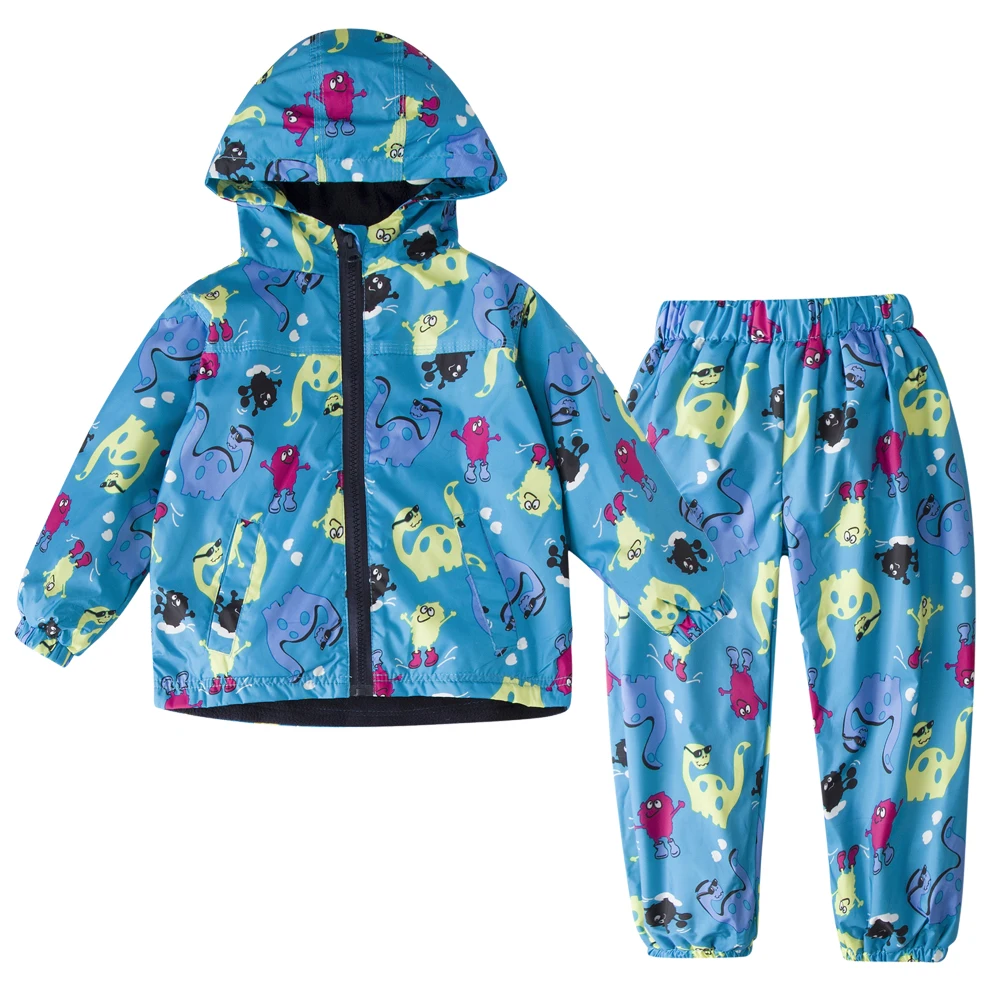 LZH Children Clothing Autumn Toddler Girls Clothes Unicorn Raincoat Jackets+Pants Outfit Kids Sports Suit For Boys Clothing Sets