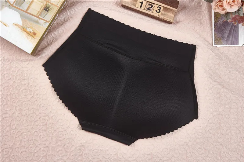 LANFEI стыковой Кнопка стеклоподъемника штаны Body Shaper трусы с эластичным поясом для Для женщин сексуальный увеличивающая подкладка для ягодиц Shapingwear дышащие нижнее белье с подкладками
