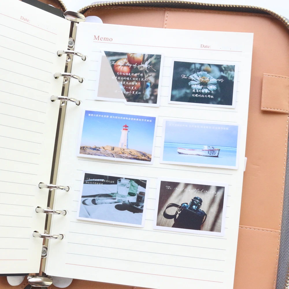 Domikee креативный декоративный пейзаж DIY дневник планировщик наклеек много