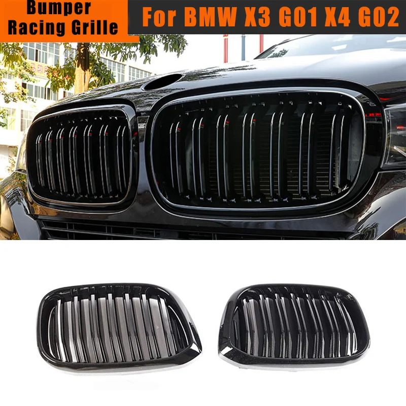 Передние сетки для BMW X3 G01 X4 G02 передний бампер гоночные замена xDrive20i xDrive30i 2018 +