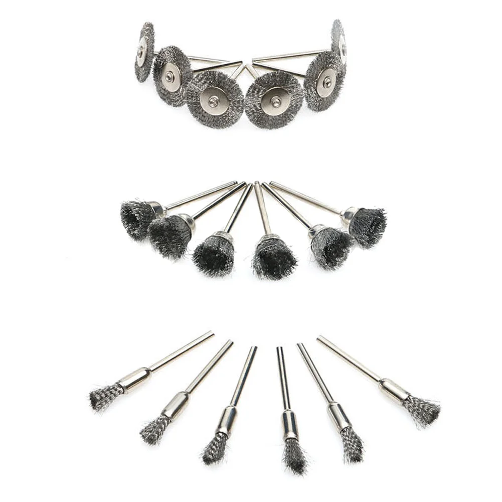 

45pcs Car Wheel Accessories Steel Wire Dust Polishing Mix Cleaning Tools Rotary Rust Remover Set