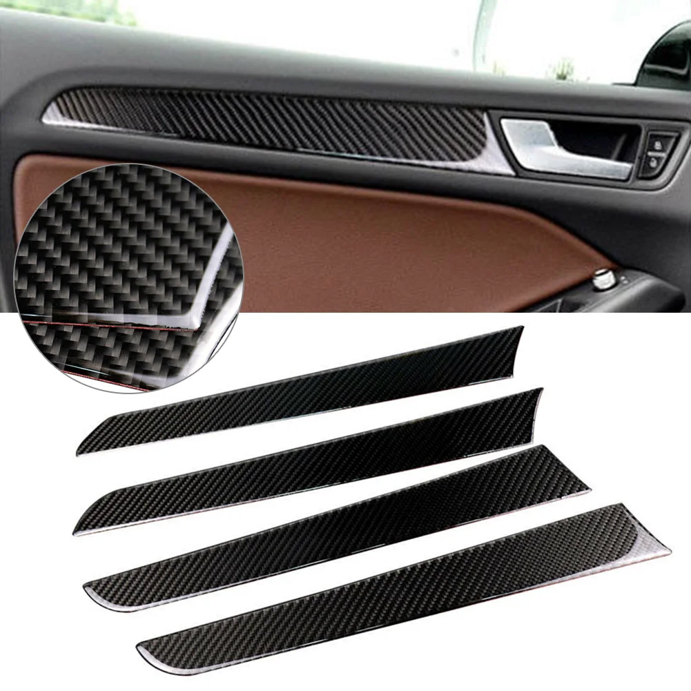 4 шт. наклейки на панель салона автомобиля Audi A4 B8 2009 2010 2011 2012 2013 2014 2015 2016 из