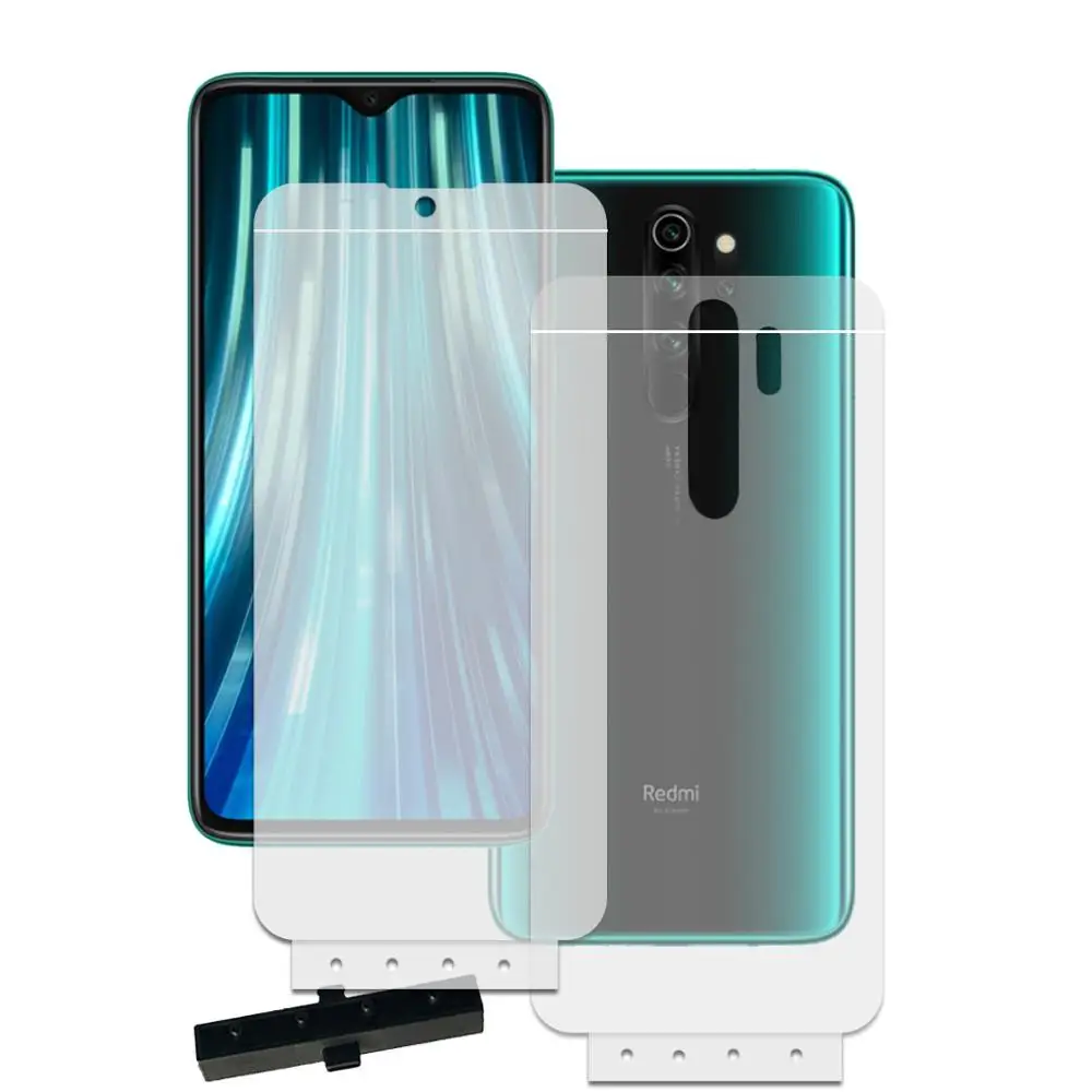 15D Передняя и задняя мягкая Гидрогелевая пленка для Xiaomi Redmi Note 8 8T HD гелевая