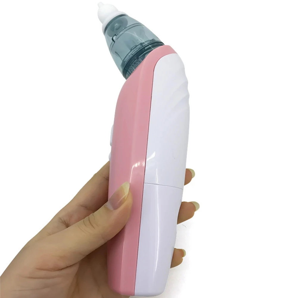Nasal Aspirator Baby Hygienic Safe Dry Battery Powered Eco Friendly Newborn Nose Cleaner Folded Music Practical Electric Home | Мать и