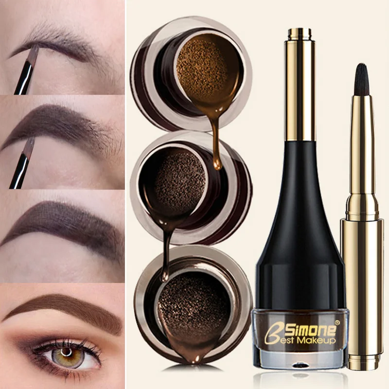 

Eyebrow Cream Air Cushion Enhancer 4 Colors Long Lasting Waterproof Brow Tinted Professional Natural Eyebrow Makeup Cosmetic