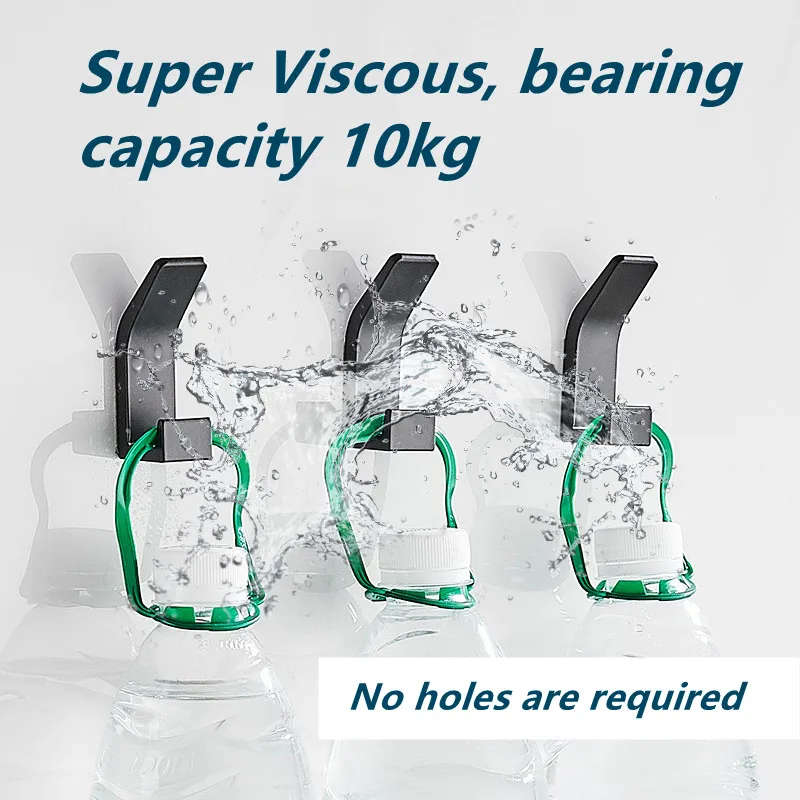 Двойной крючок черный белый для полотенец одежды ванной комнаты спальни халата