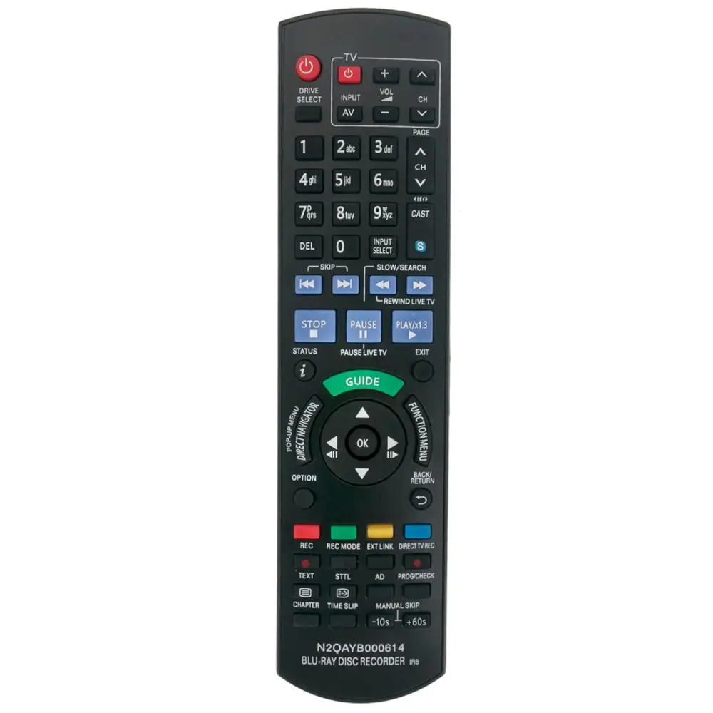 Новый N2QAYB000614 замена пульта дистанционного управления подходит для PANASONIC Blu-Ray DVD
