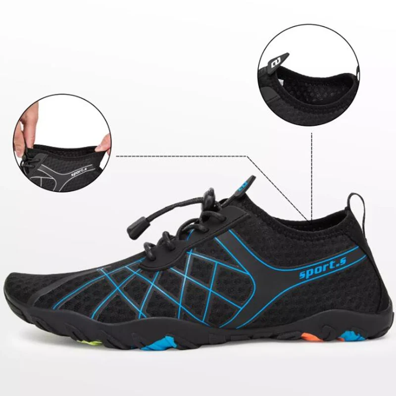 Мужские дышащие кроссовки aqua shoes wo Мужская Спортивная обувь унисекс обувь для плавания