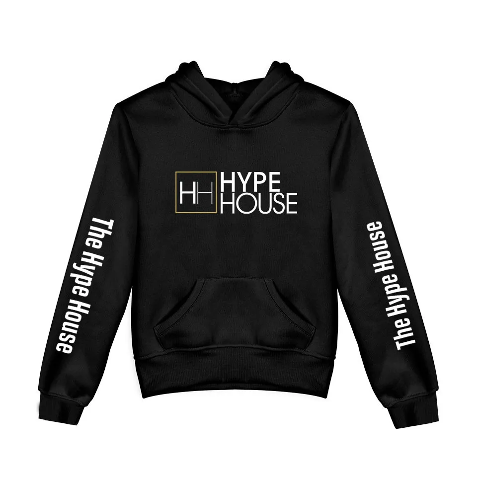 Детская толстовка с капюшоном The Hype House 2d худи принтом для мальчиков и девочек 3-14