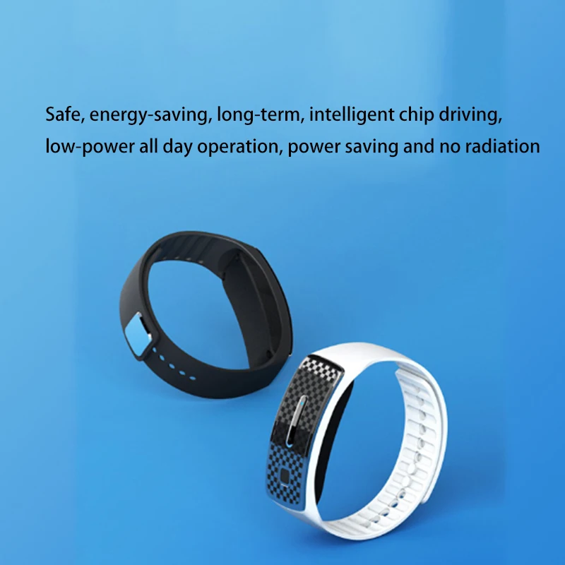 

2Pcs Couple M30 Ultrasonic Mosquito Repellent Bracelet Adult Outdoor Long Life Physical Mosquito Repellent Mute