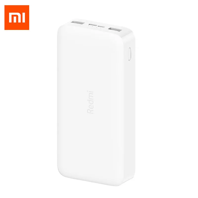 Новинка 2019 г. внешний аккумулятор Xiaomi Redmi на 20000 мАч с двумя USB выходами