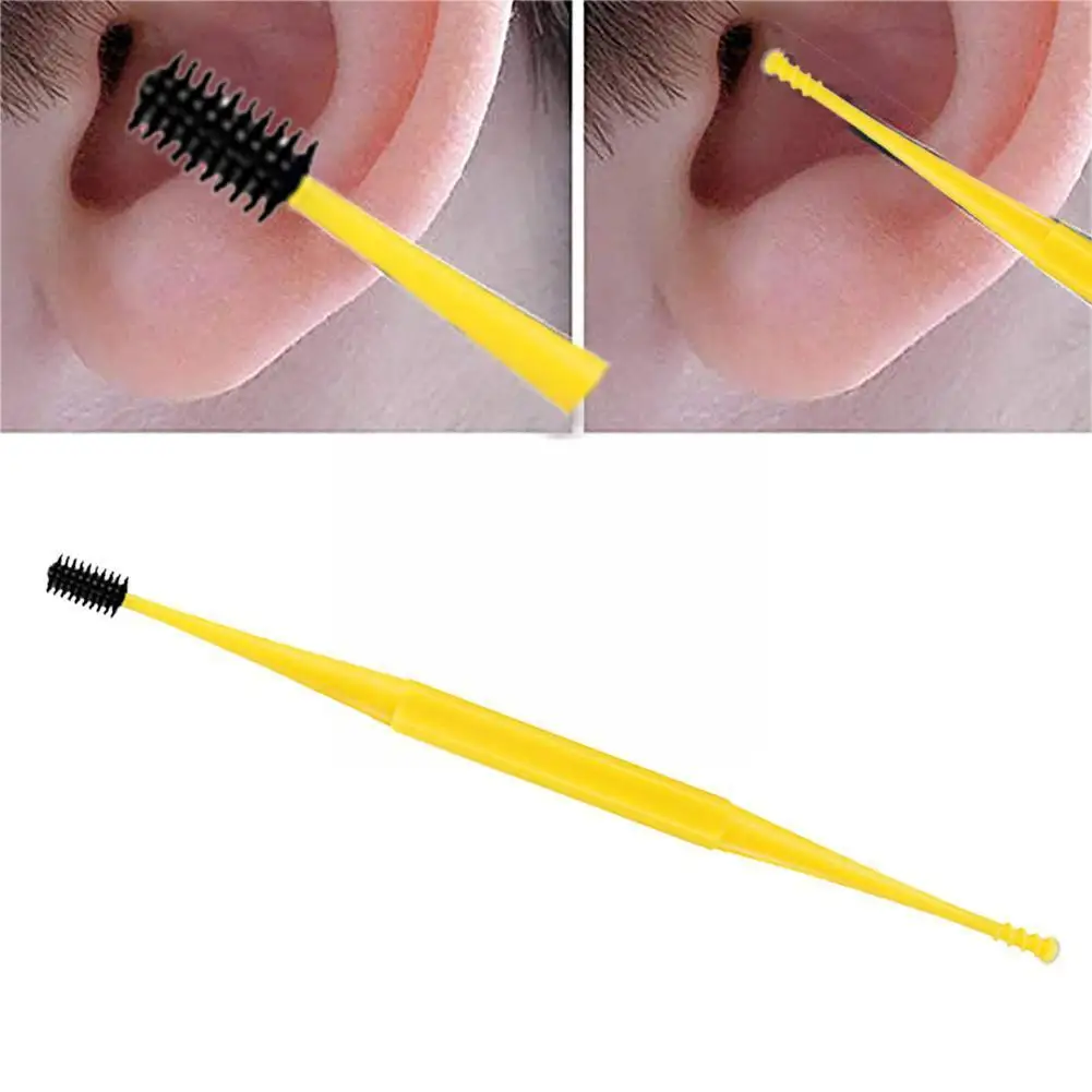 

Double Head Silicone Ear Pick Double-ended Earpick Remover Ear Tool Curette Spoon Ear Spoon Clean Cleaner Ear Ear Wax S7A5
