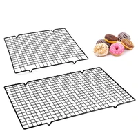 nonstick single layer stainless steel cooling grid tray cake bread drying stand barbecue cookie baking rack shelf kitchen tools
