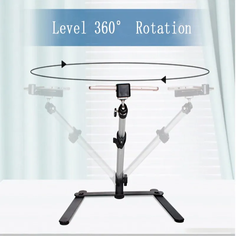 Регулируемый Настольный мини-монопод для фотосъемки подставка из алюминиевого