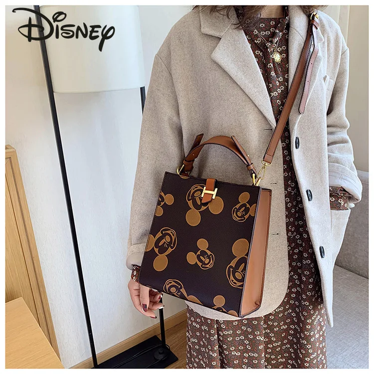 

Disney Mickey New Ladies Handbags High-quality Large-capacity Luxury Brand Fashion Casual Ladies One-shoulder Messenger Bag