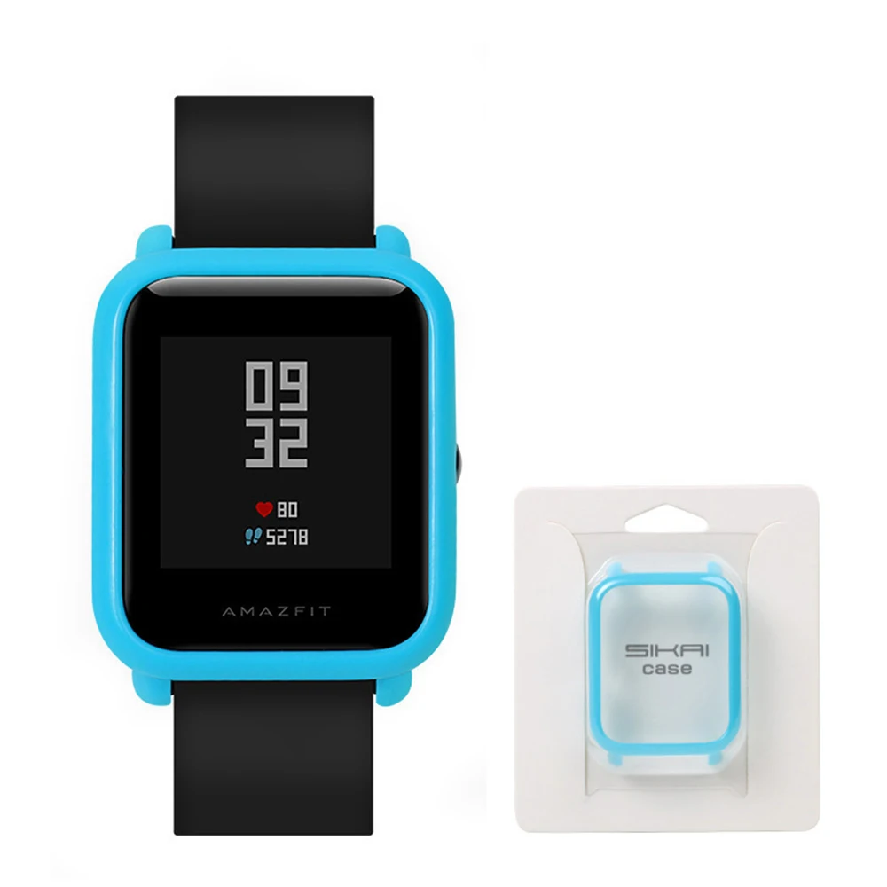 Защитный чехол для Xiaomi Amazfit Bip Youth Watch мягкий силиконовый Bit защитный бампер