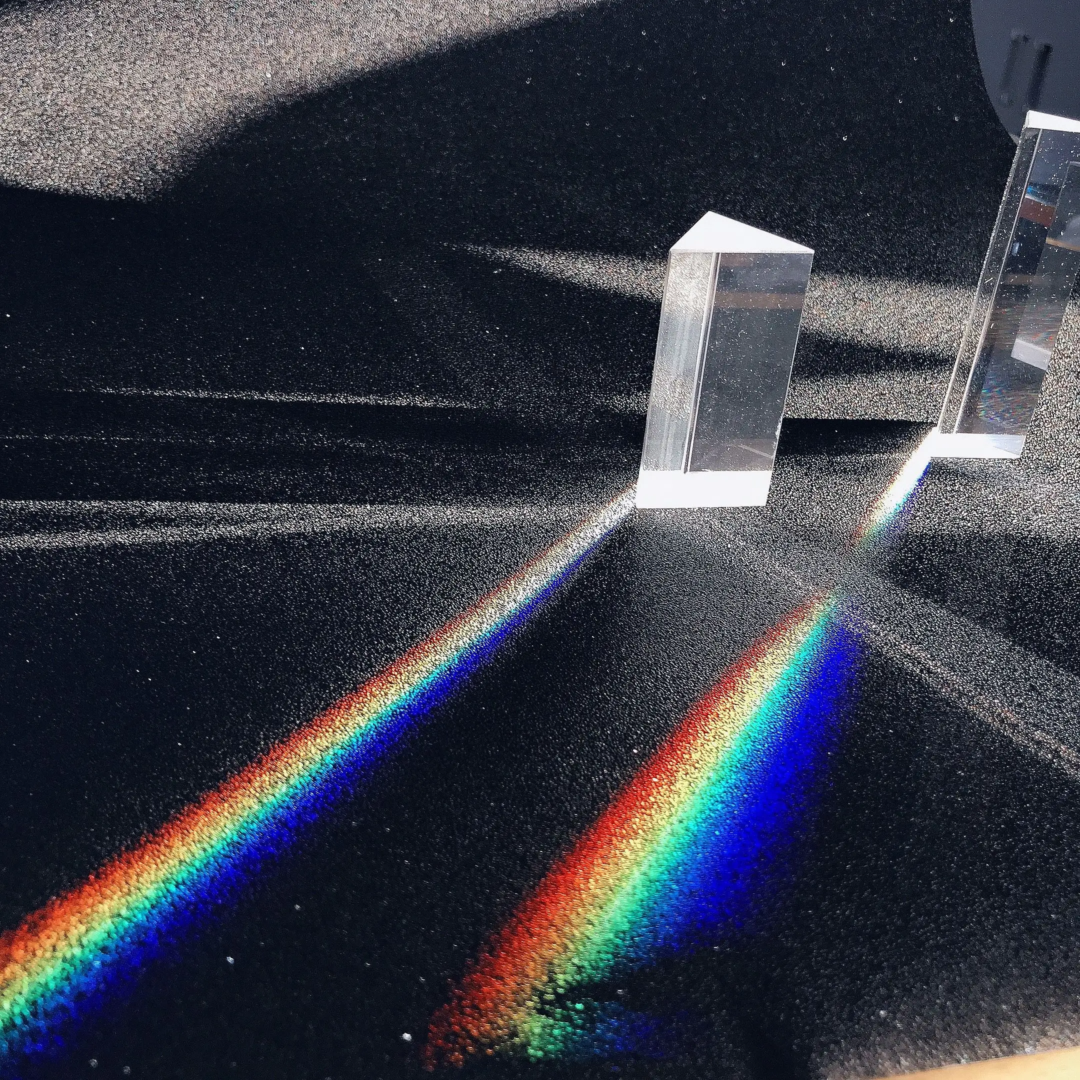

Glass Rainbow Children Students Present Glass Right Angle Reflecting Triangular Prism Teaching Light Spectrum Rainbow Prism