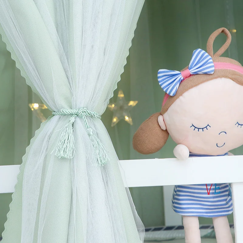 Creen Mosquito Nets Young Girls Bed Curtains Student Dormitory Bedroom Upper Floor Repellent Tent | Дом и сад