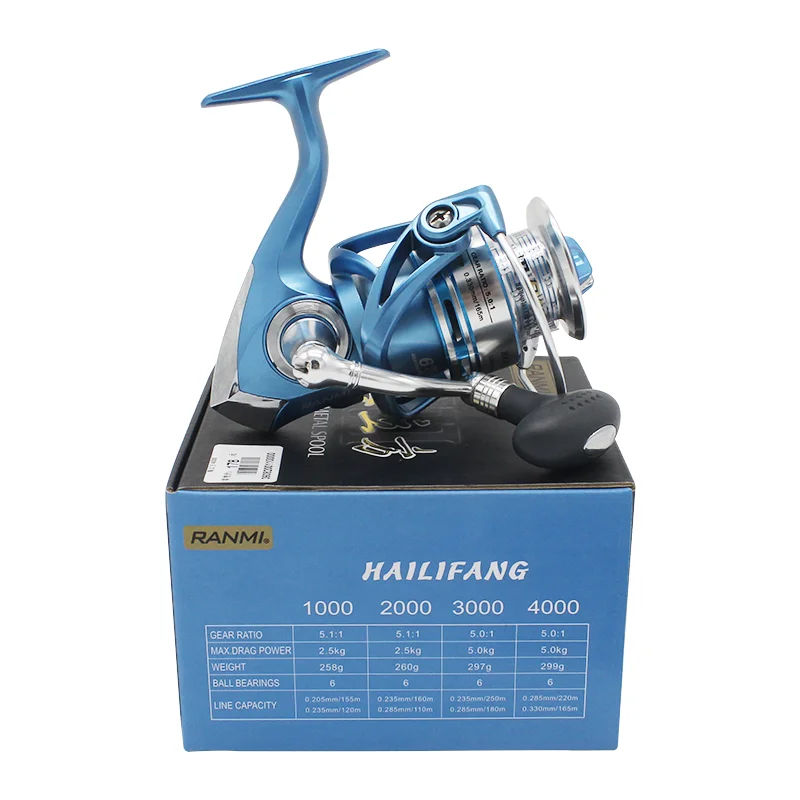 Ryobi Ranmi HAILIFANG Рыболовная катушка большое расстояние металлическая рыболовная