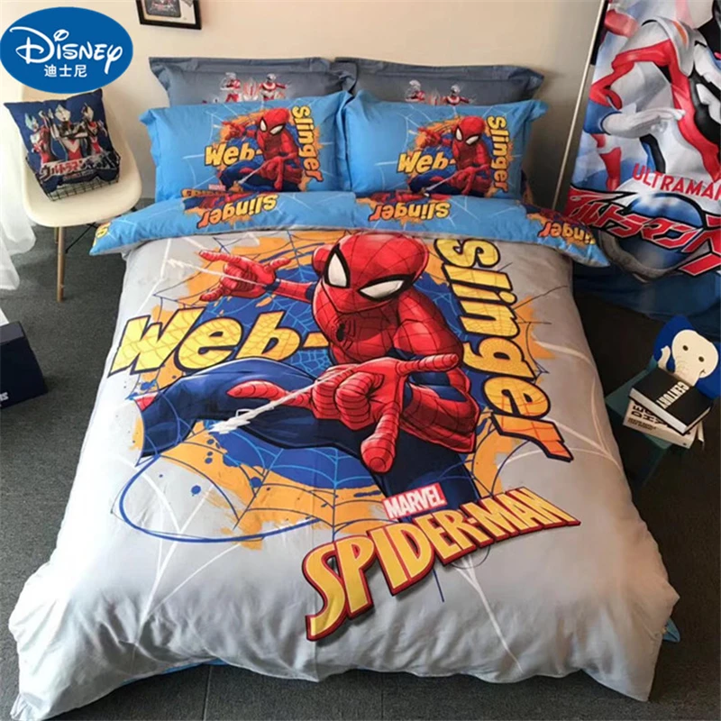 Человек паук Детский Комплект постельного белья Мягкий с Микки Маусом