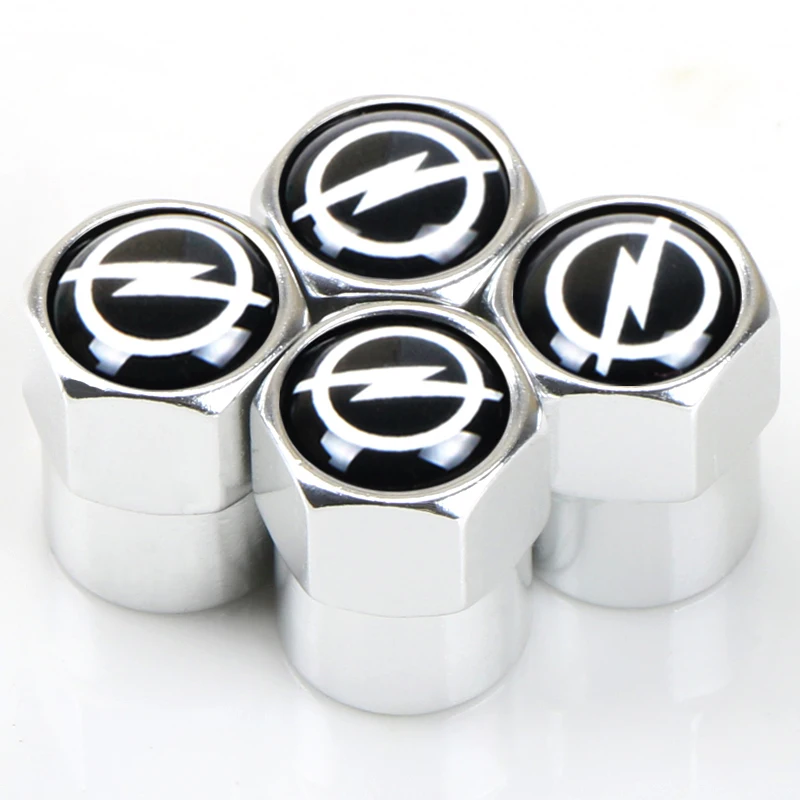 4 шт. Новые Металлические колпачки клапанов колес для Opel Astra H G J Insignia Mokka Zafira Corsa Vectra