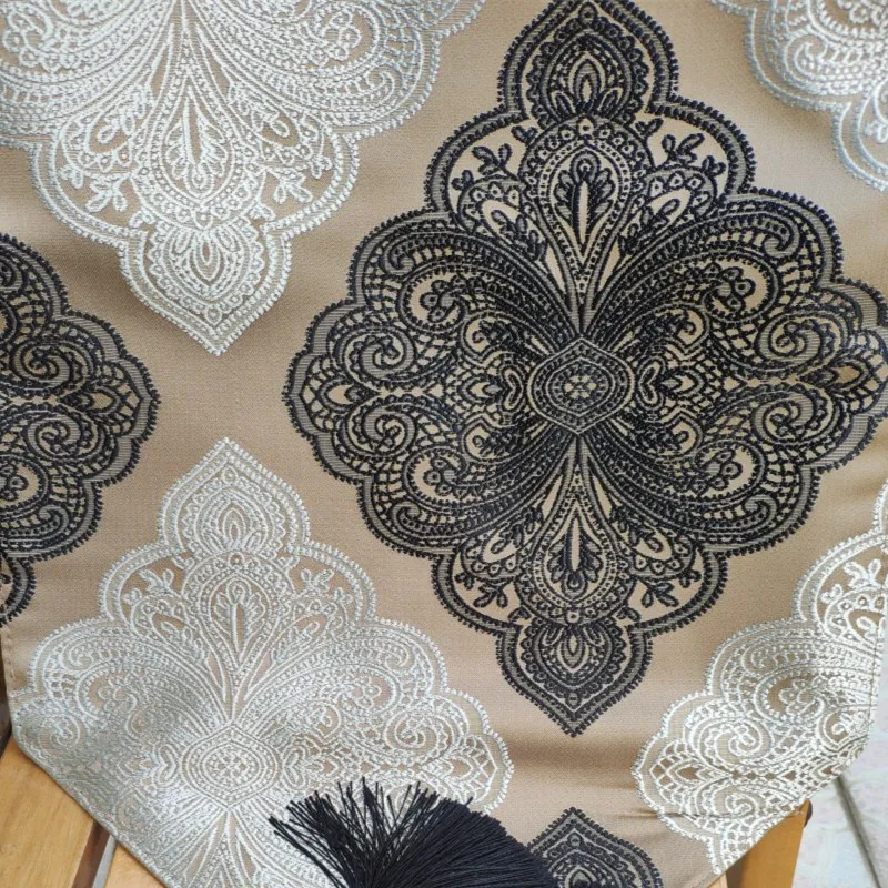 Новая настольная дорожка JUYANG. Элегантная жаккардовая скатерть. Декоративная