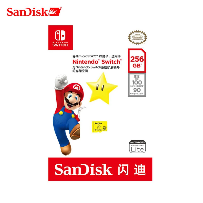 SanDisk   micro sd, 256 , 128 , 128 ,  Nintendo Switch, TF-, 64 ,