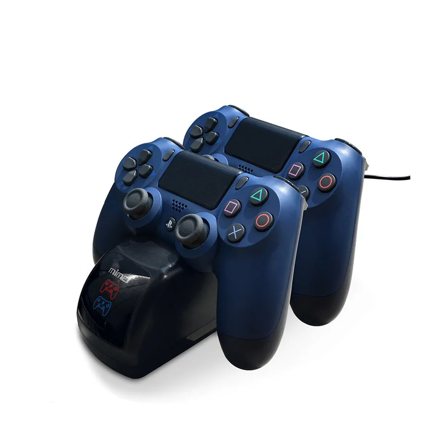 

PS4 wireless controller dual charger with LED indicator light PS4 game controller dual charger terminal interface