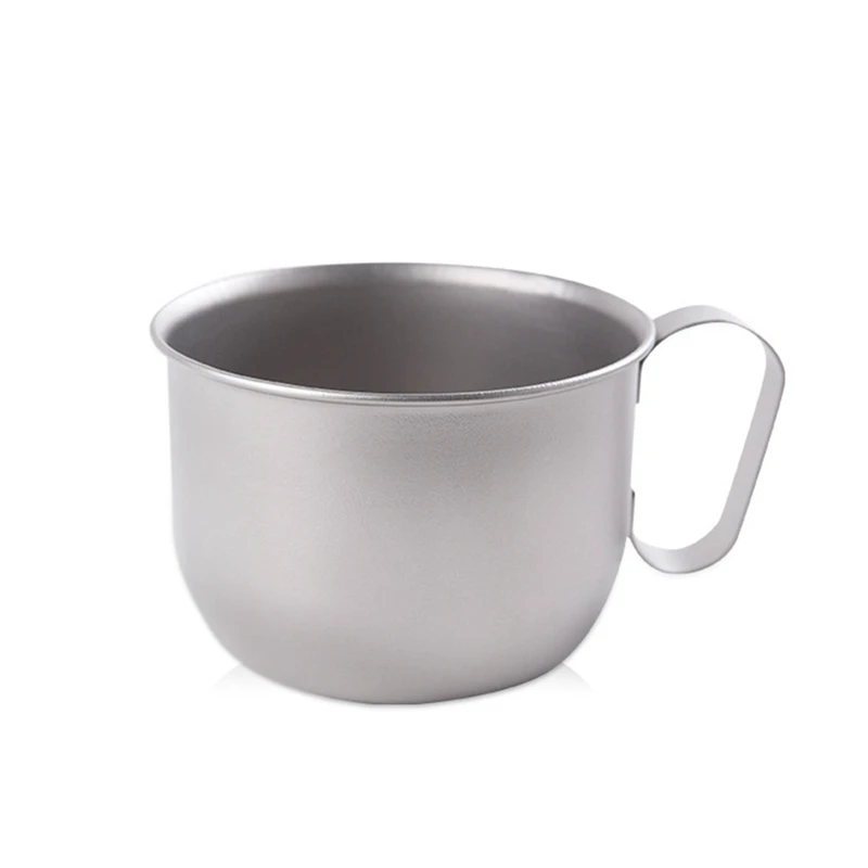 

Outdoor 500Ml Titanium Water Cup Coffee Mug Outdoor Camping Hiking Backpacking Camping Cookware