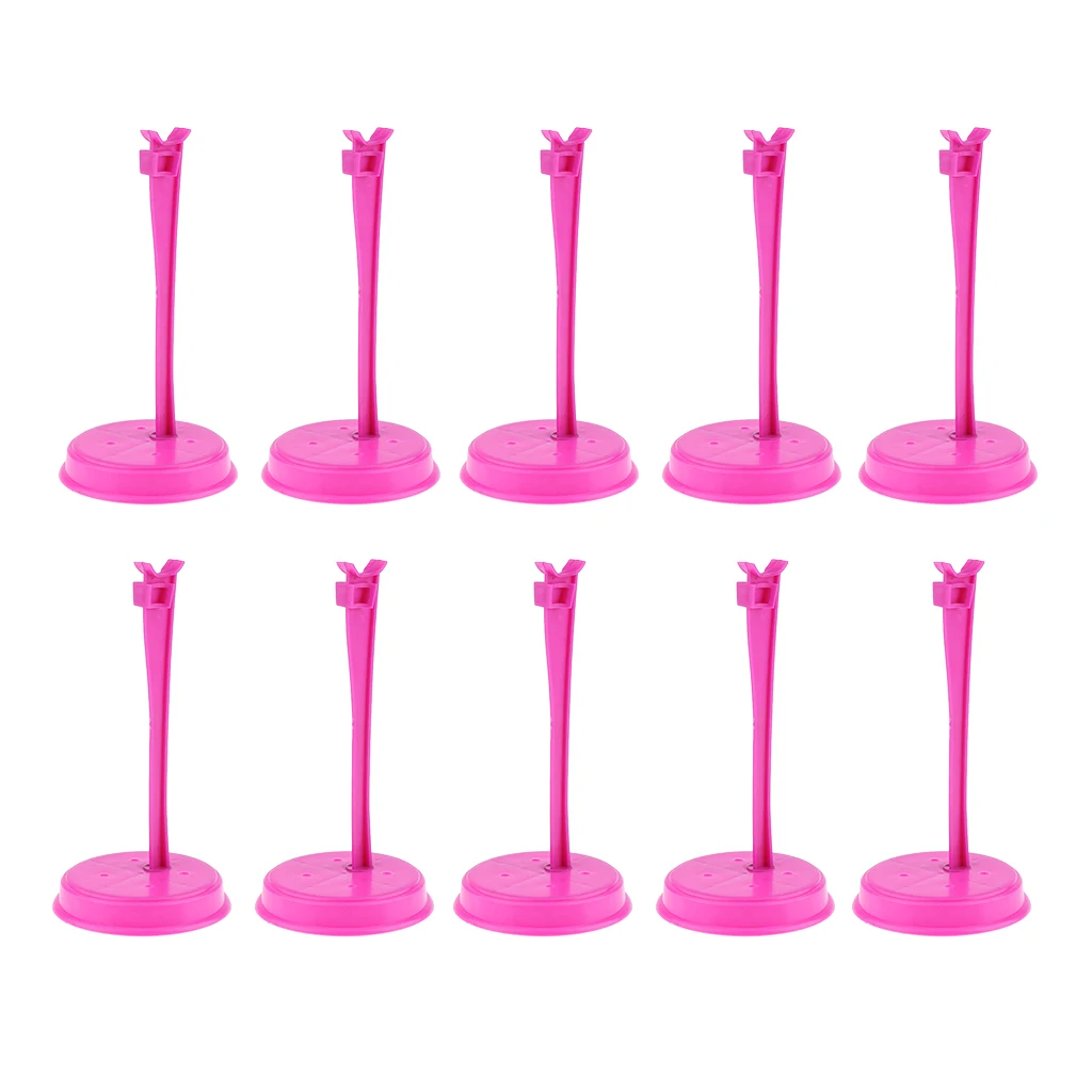 

30cm Dolls Stand Display Holder Support For Dolls Prop up Mannequin Model Holder 10 Pieces