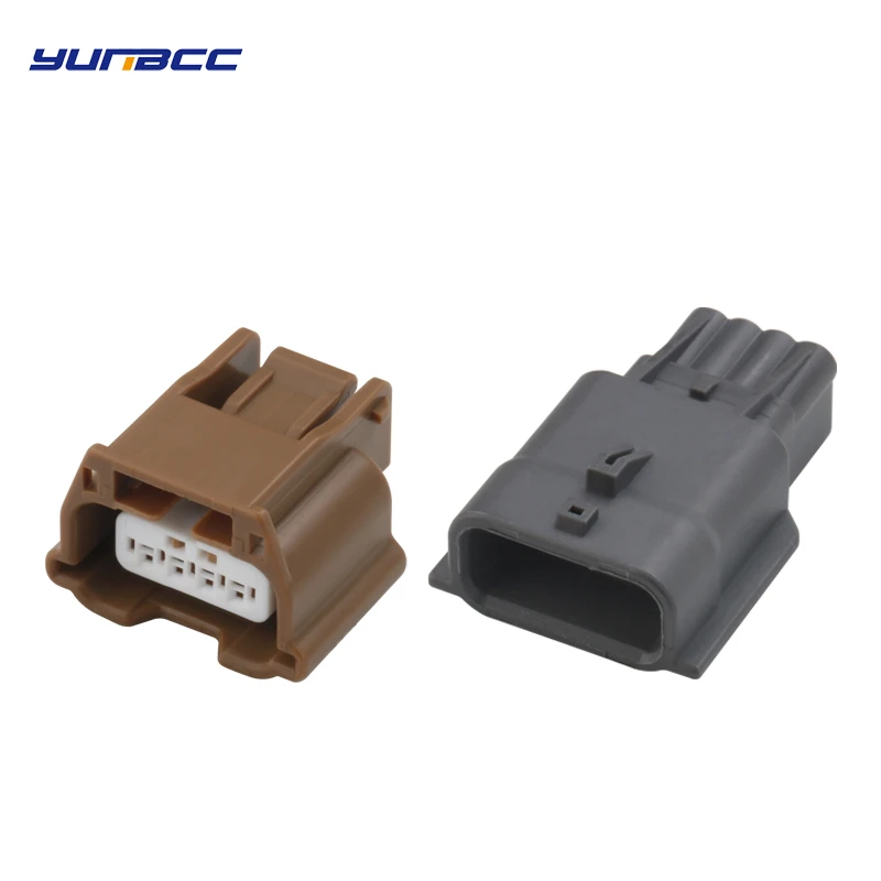 

2 Sets gray car wire collision sensor solenoid valve cable 4 pin connector automotive Plug socket DJ7041KA-0.6-11