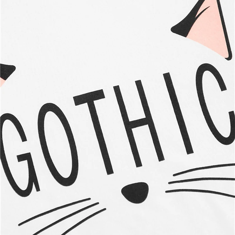 SHEIN Kat футболка с принтом эластичные шорты повседневная одежда костюм для пижамы